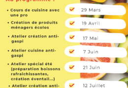 Ateliers cuisine et zéro déchet – Villejuif