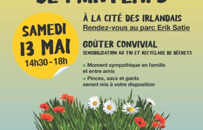 Nettoyage de printemps - Cité des Irlandais - Samedi 13 mai 2023