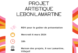 Projet artistique Lebon-Lamartine