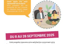 Enquête satisfaction 2025