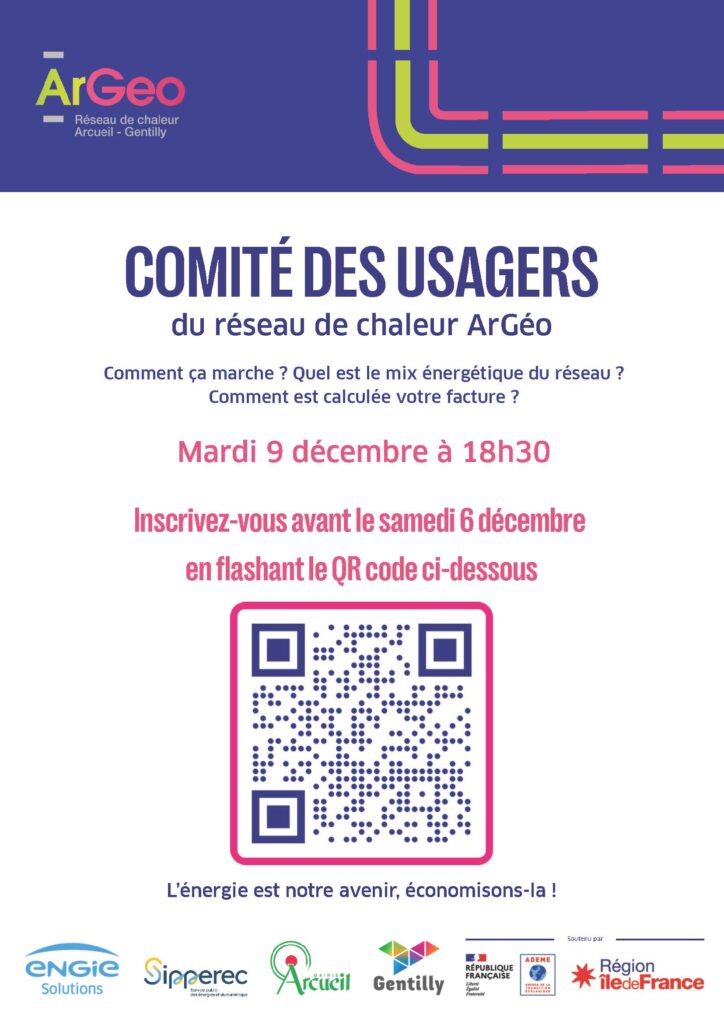 Comité des usagers ArGéo 9 décembre 2025