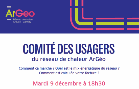 Comité des usagers du réseau de chaleur ArGéo