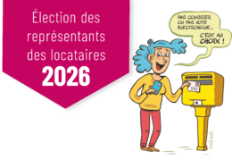 Élections des représentants des locataires : chaque voix compte !