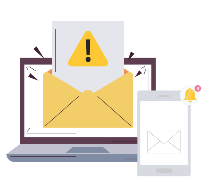 Attention aux messages frauduleux !
